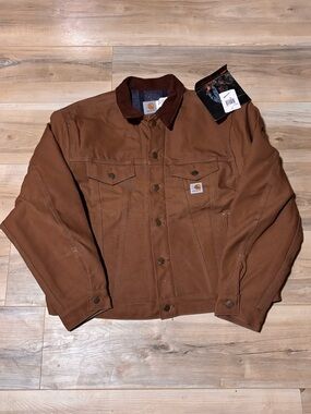 Vintage NWT 6BWJP Carhartt Jacket Blanket Lined USA Made Size 48 Irregular